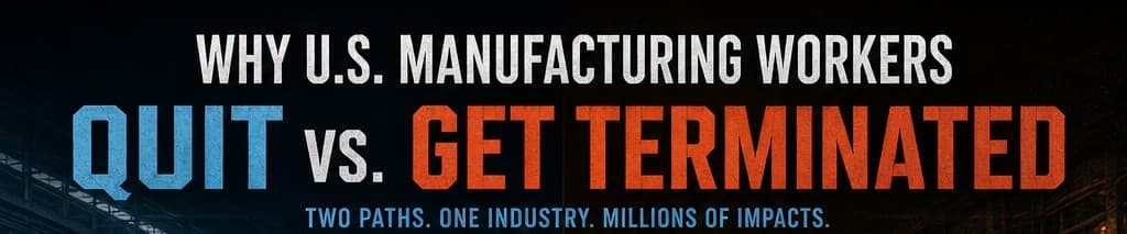 Top Reasons U.S. Manufacturing Workers Are Terminated